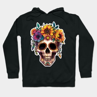 Flower Skull Hoodie